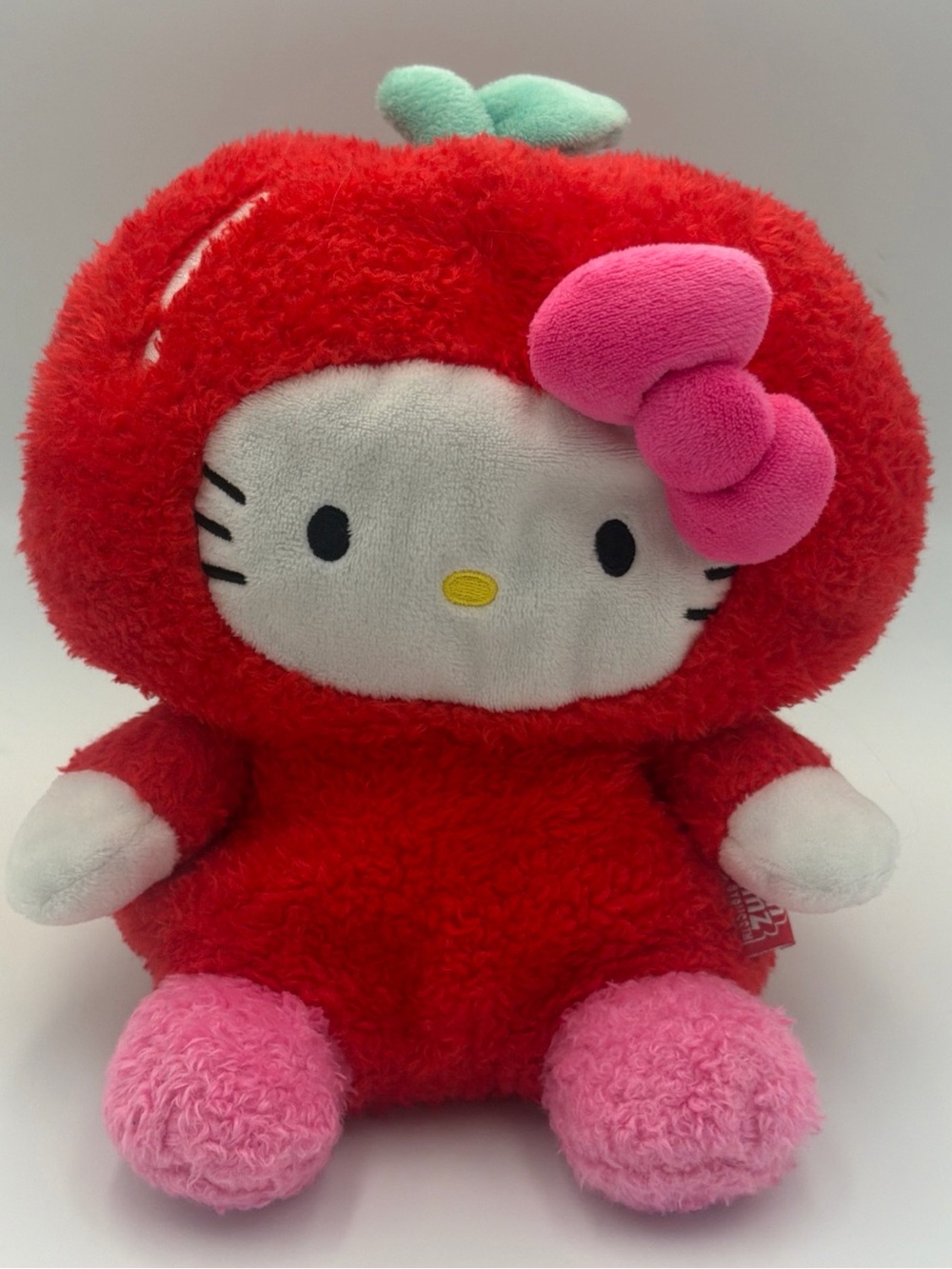 Hello Kitty BumBumz by Sanrio Strawberry Plush Red Pink 5 Inch Toy Soft